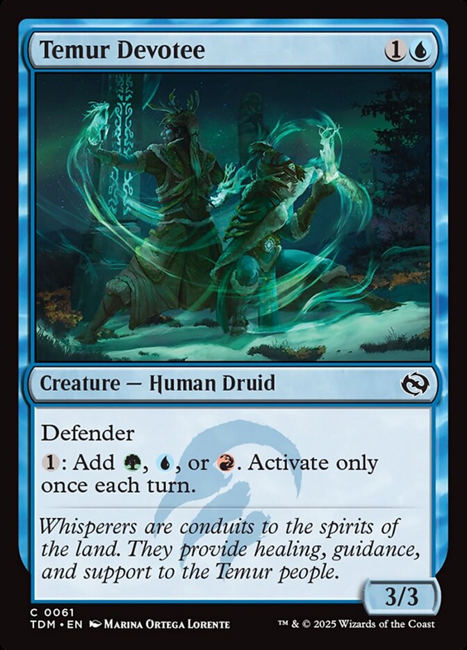 Temur Devotee, Tarkir: Dragonstorm · 0061