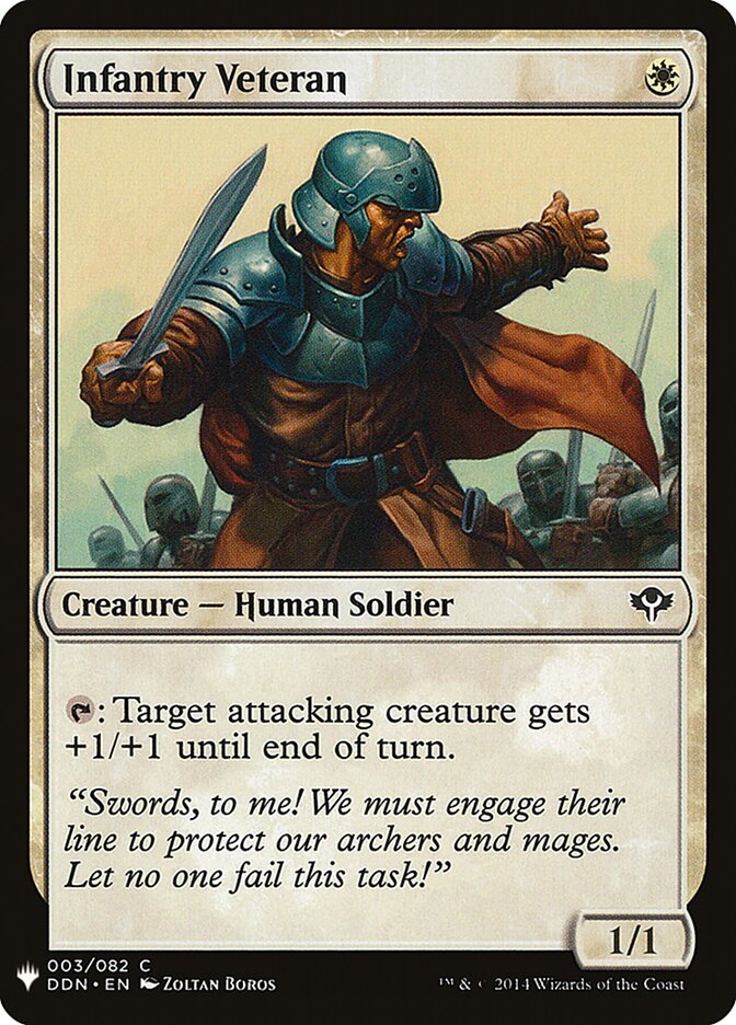 Infantry Veteran, The List · ddn-3
