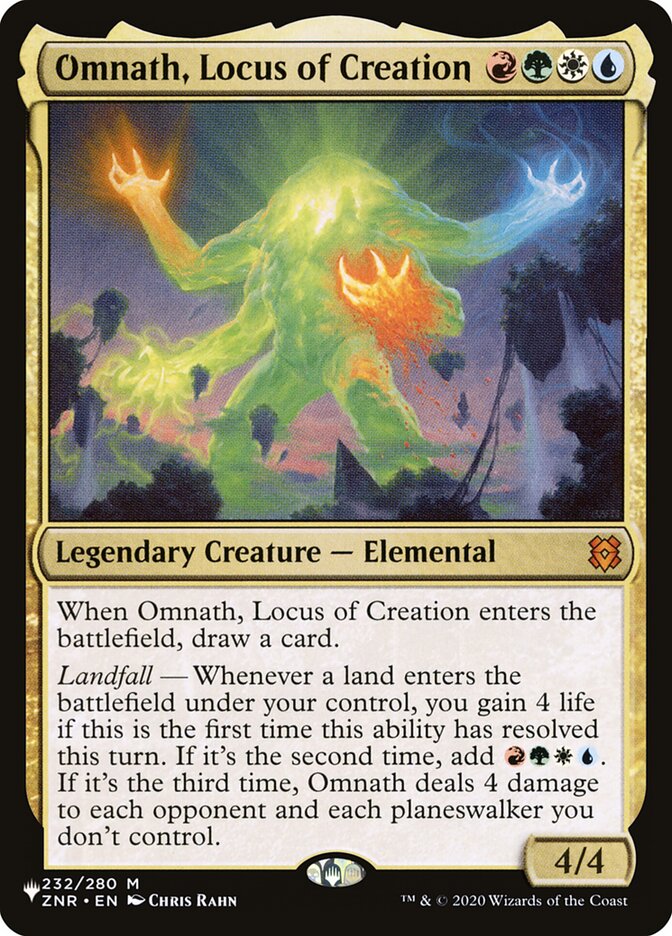 Omnath, Locus of Creation, The List · znr-232