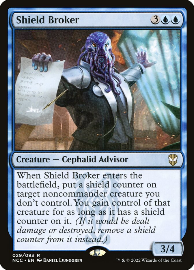 Shield Broker, New Capenna Commander · 029/093