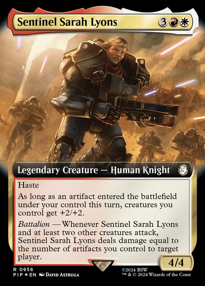 Sentinel Sarah Lyons, Fallout · 0956