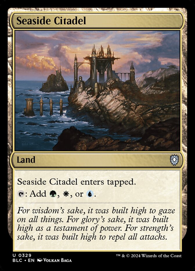 Seaside Citadel, Bloomburrow Commander · 0329