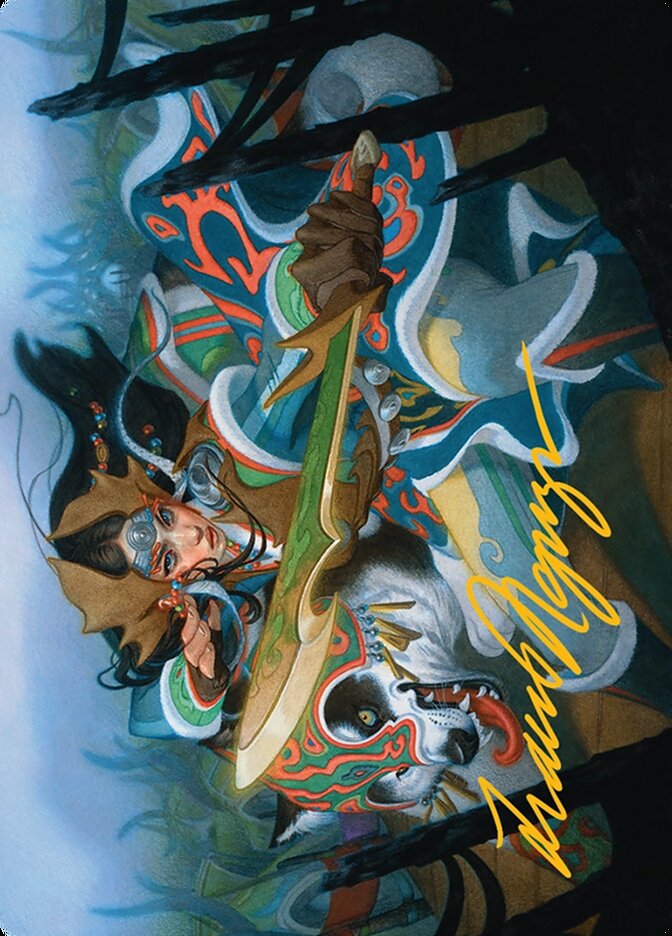 Eshki Dragonclaw // Eshki Dragonclaw, Tarkir: Dragonstorm Art Series · 0023