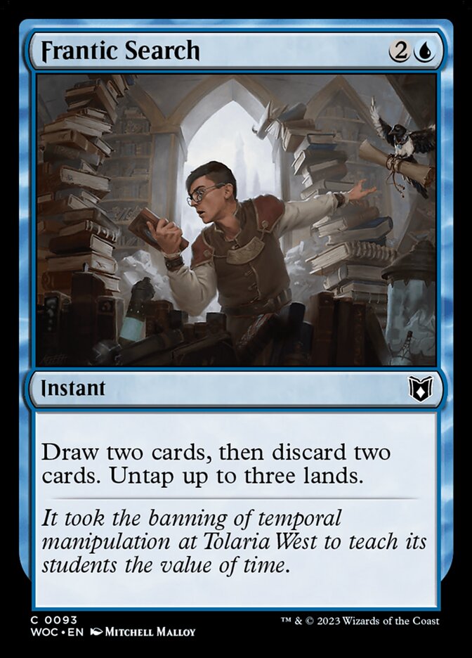 Frantic Search, Wilds of Eldraine Commander · 0093