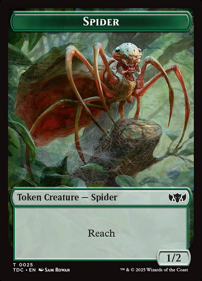 Spider, Tarkir: Dragonstorm Commander Tokens · 0025