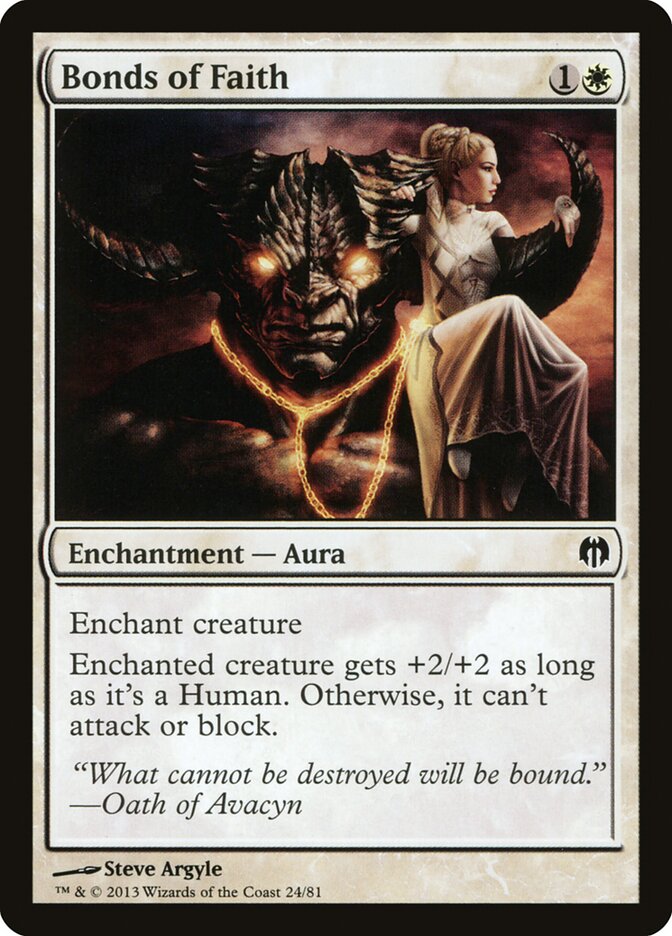 Bonds of Faith, Duel Decks: Heroes vs. Monsters · 24/81