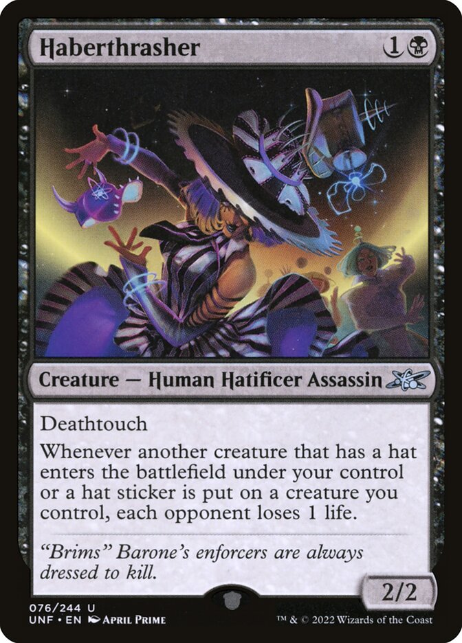 Haberthrasher, Unfinity · 076/244
