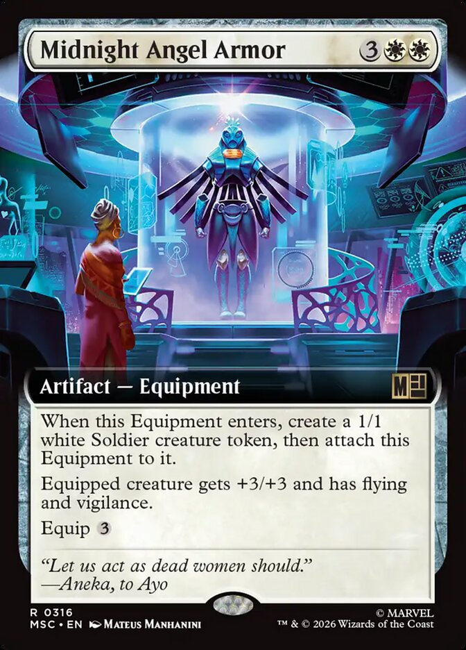 Midnight Angel Armor, Marvel Super Heroes Commander · 0316
