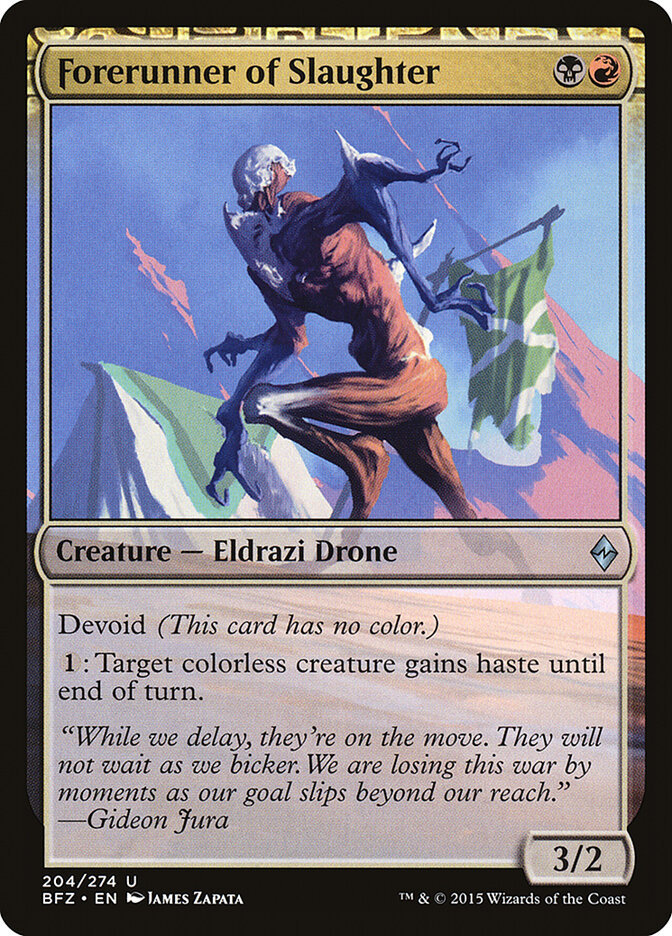 Forerunner of Slaughter, Battle for Zendikar · 204/274
