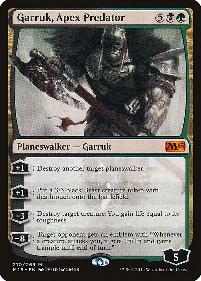Garruk, Apex Predator, Magic 2015 · 210/269