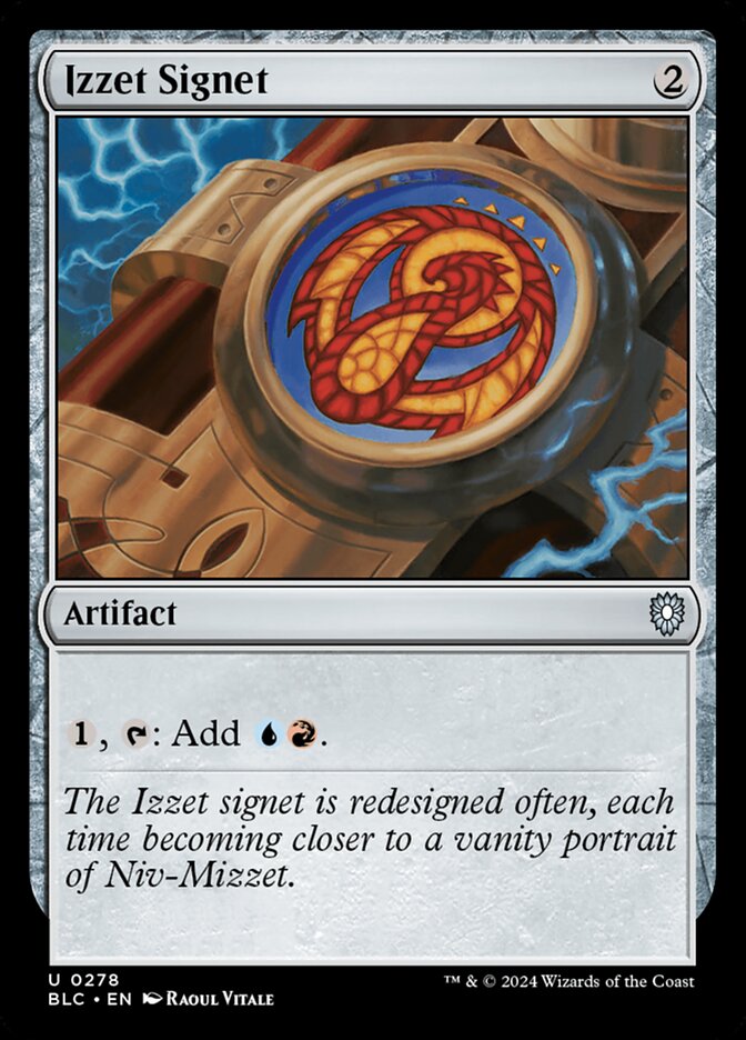Izzet Signet, Bloomburrow Commander · 0278