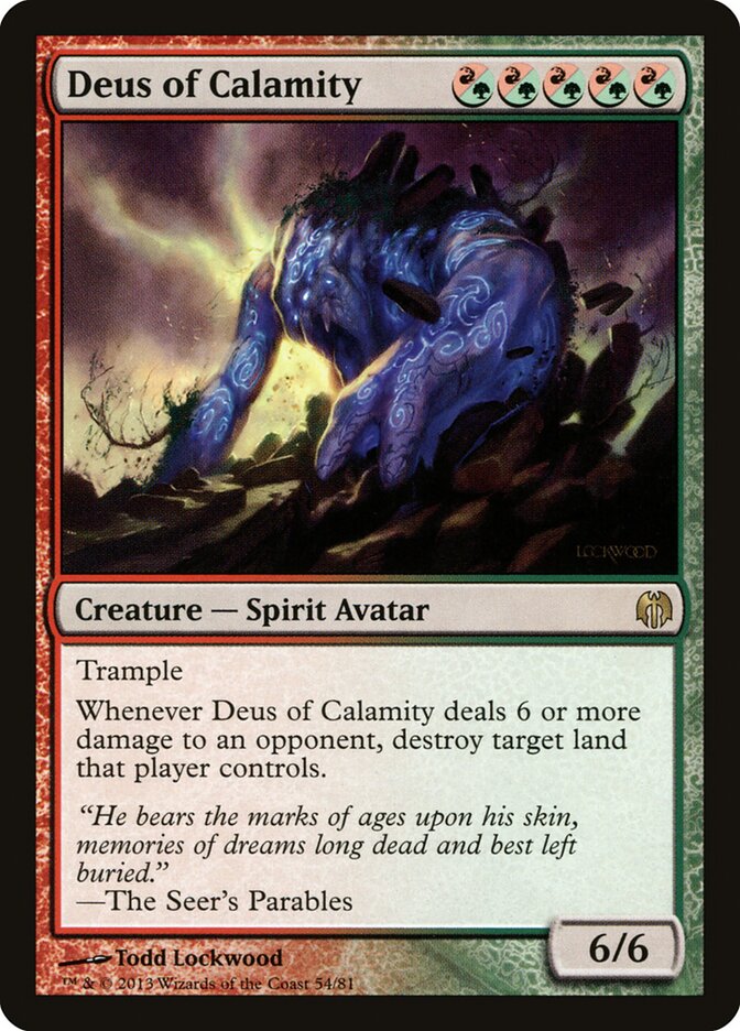 Deus of Calamity, Duel Decks: Heroes vs. Monsters · 54/81