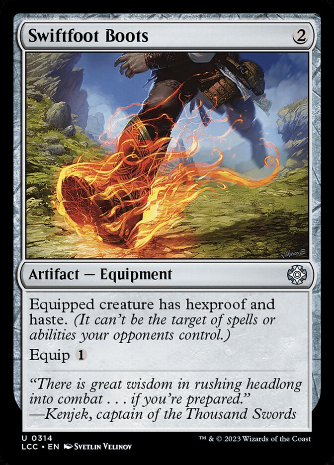 Swiftfoot Boots, The Lost Caverns of Ixalan Commander · 0314
