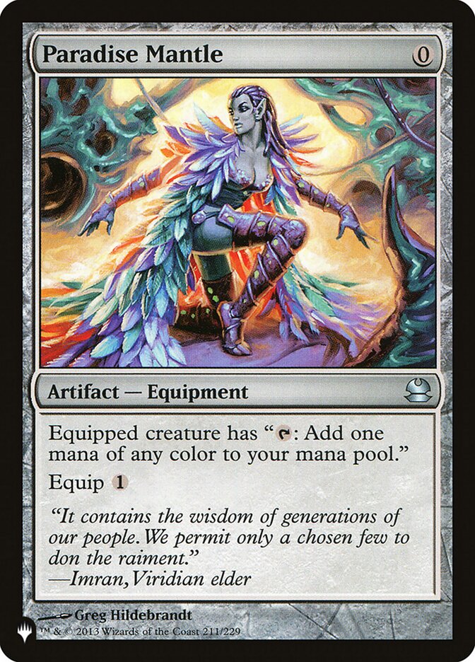 Paradise Mantle, The List · mma-211