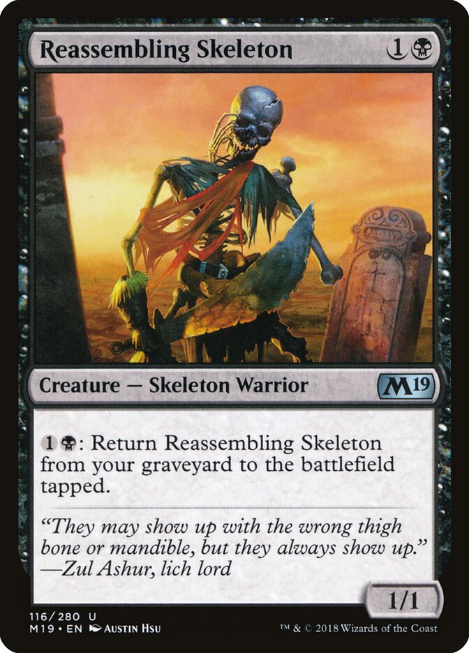 Reassembling Skeleton, Core Set 2019 · 116/280