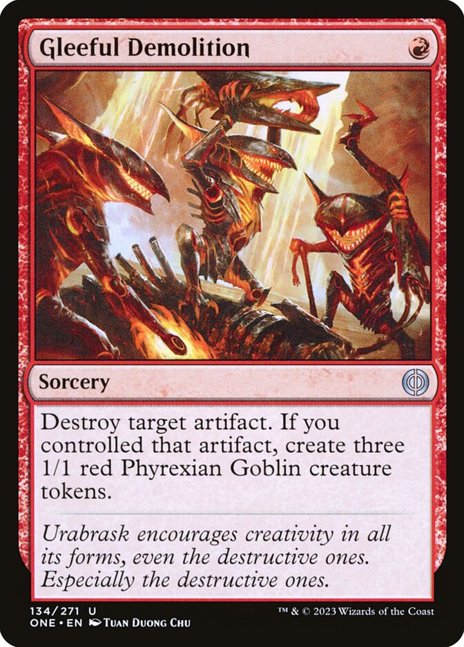 Gleeful Demolition, Phyrexia: All Will Be One · 134/271