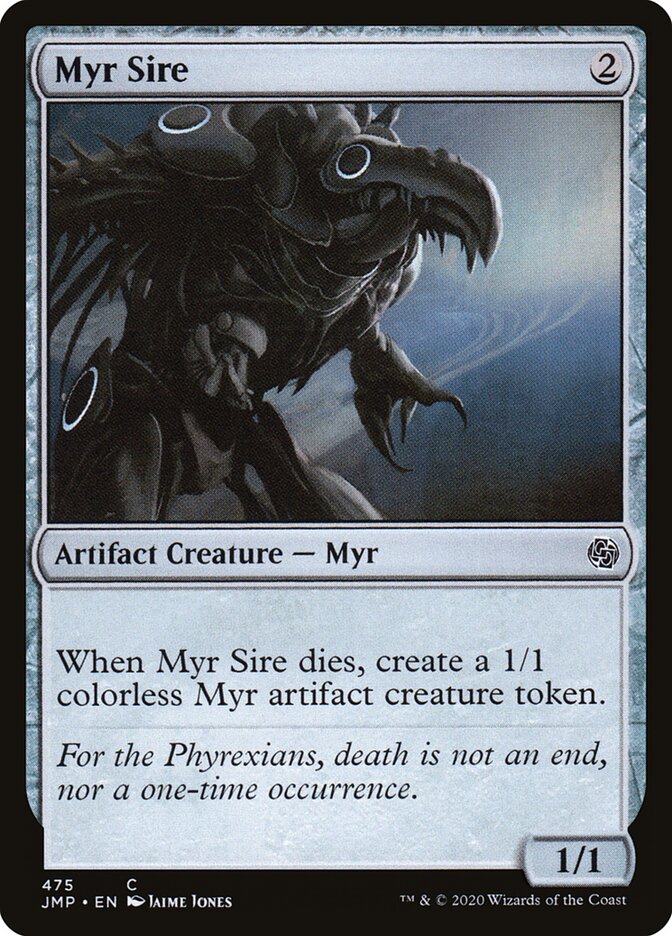 Myr Sire, Jumpstart · 475