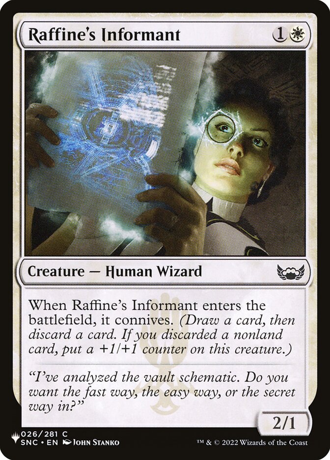 Raffine's Informant, The List · snc-26
