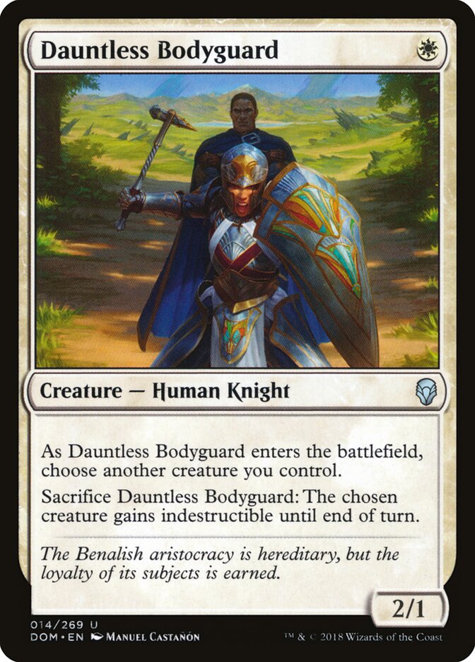 Dauntless Bodyguard, Dominaria · 014/269