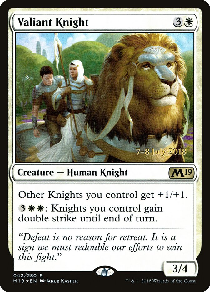 Valiant Knight, Core Set 2019 Promos · 042/280