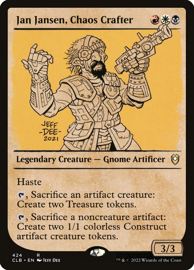 Jan Jansen, Chaos Crafter, Commander Legends: Battle for Baldur's Gate · 424