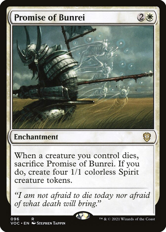 Promise of Bunrei, Crimson Vow Commander · 096