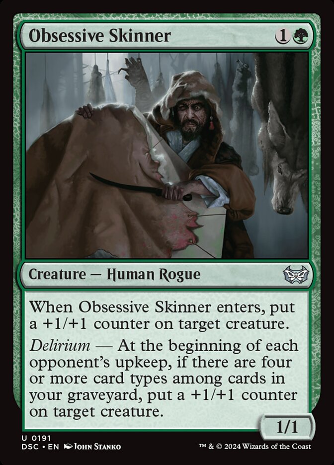 Obsessive Skinner, Duskmourn: House of Horror Commander · 0191
