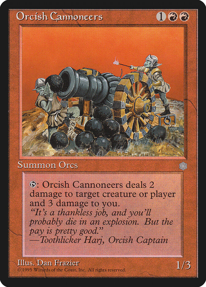 Orcish Cannoneers, Ice Age · 205