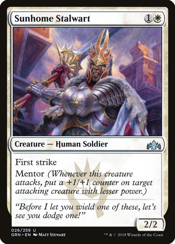 Sunhome Stalwart, Guilds of Ravnica · 026/259
