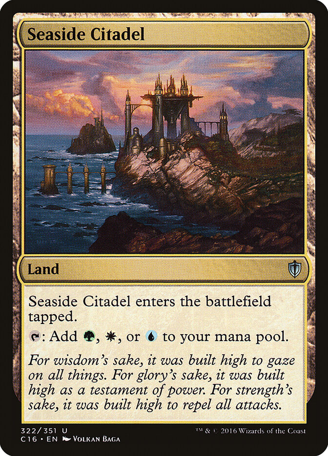 Seaside Citadel, Commander 2016 · 322/351