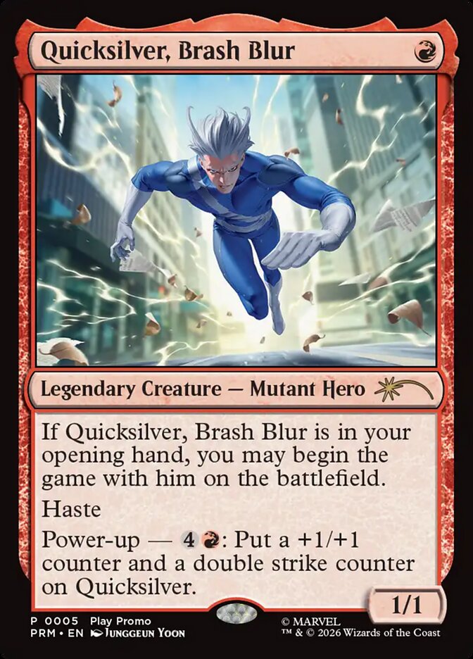 Quicksilver, Brash Blur, Pro Tour Promos · 2026-1