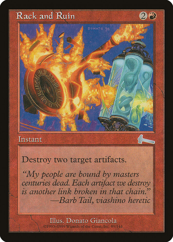 Rack and Ruin, Urza's Legacy · 89/143