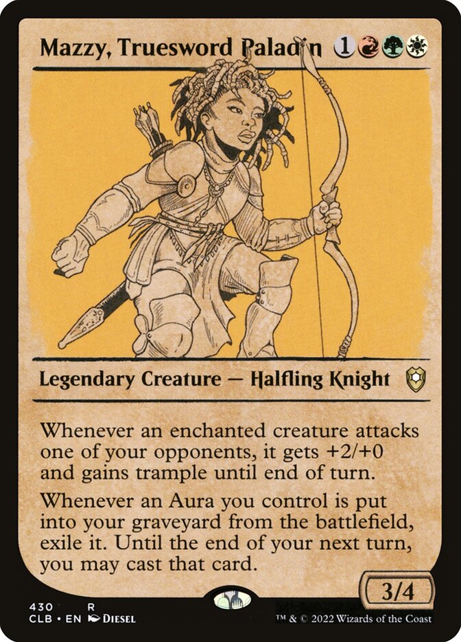 Mazzy, Truesword Paladin, Commander Legends: Battle for Baldur's Gate · 430