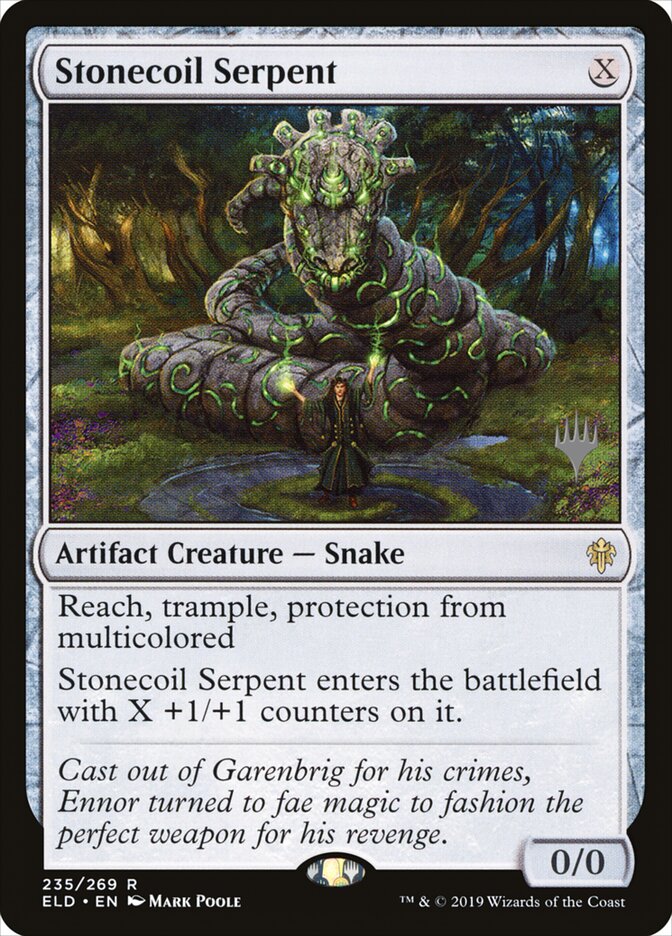 Stonecoil Serpent, Throne of Eldraine Promos · 235/269