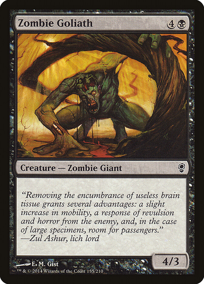 Zombie Goliath, Conspiracy · 135/210