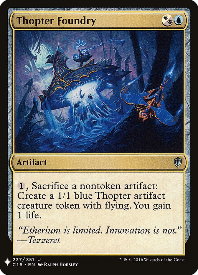 Thopter Foundry, The List · c16-237