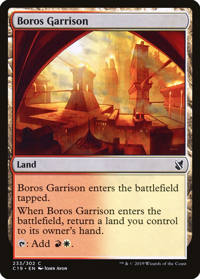 Boros Garrison, Commander 2019 · 233/302