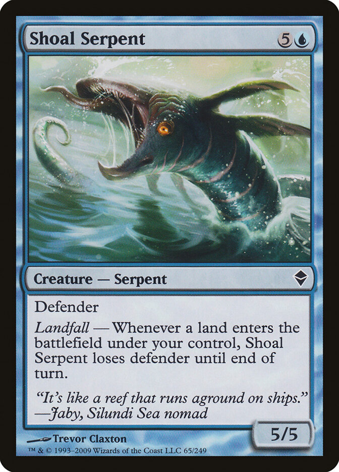 Shoal Serpent, Zendikar · 65/249