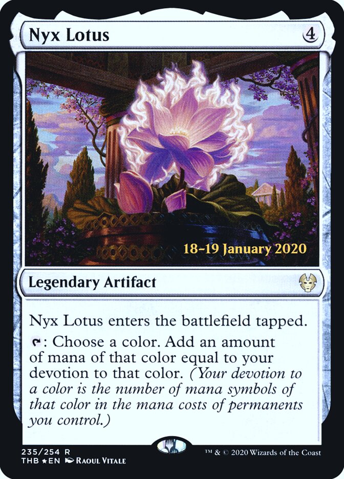 Nyx Lotus, Theros Beyond Death Promos · 235/254