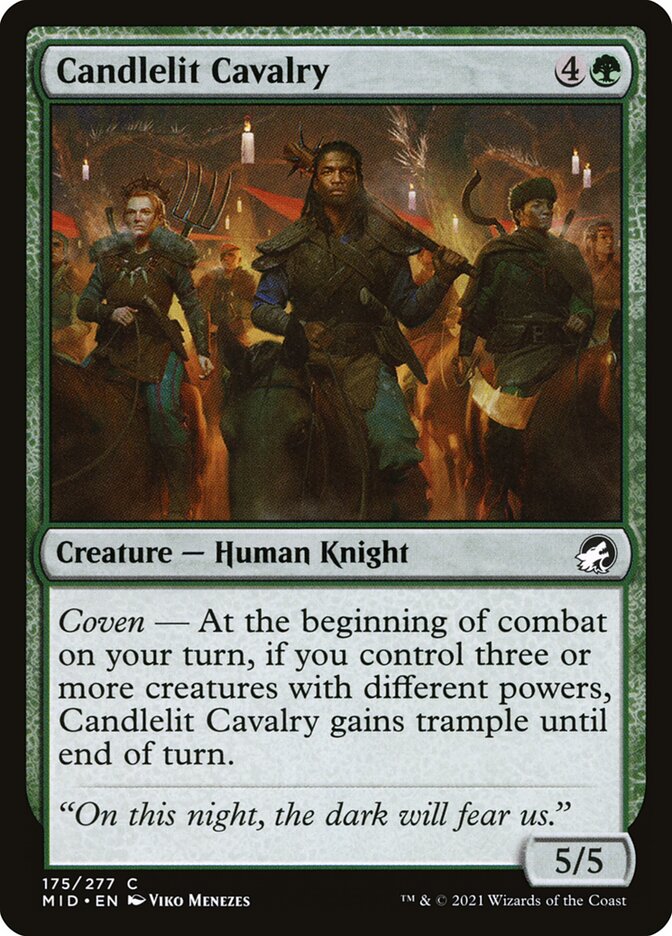 Candlelit Cavalry, Innistrad: Midnight Hunt · 175/277