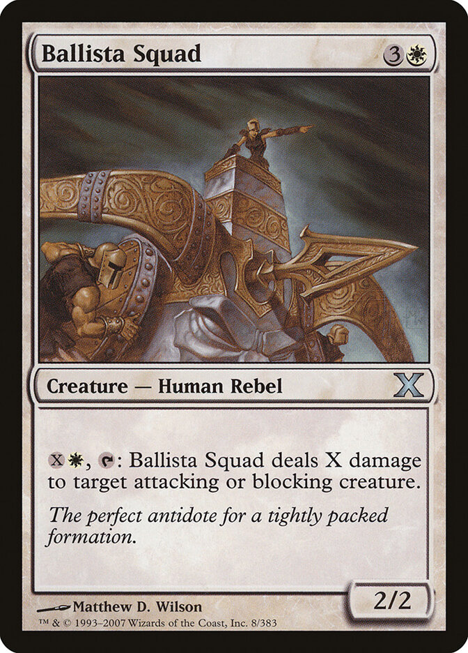 Ballista Squad, Tenth Edition · 8/383