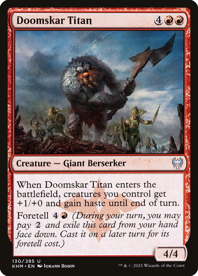 Doomskar Titan, Kaldheim · 130/285
