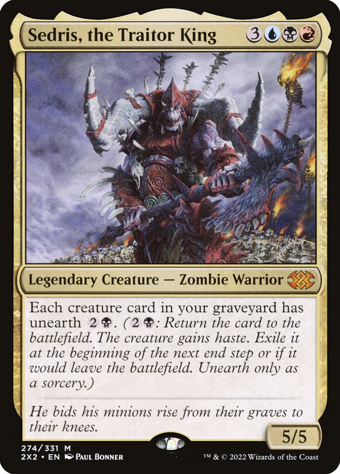 Sedris, the Traitor King, Double Masters 2022 · 274/331