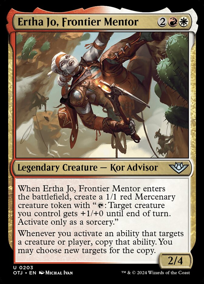 Ertha Jo, Frontier Mentor, Outlaws of Thunder Junction · 0203