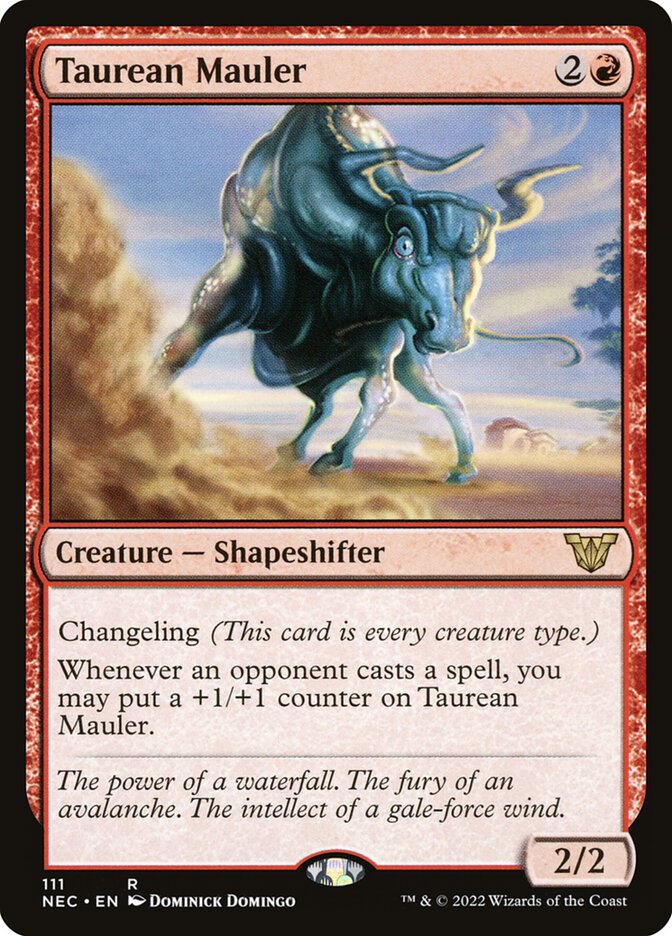 Taurean Mauler, Neon Dynasty Commander · 111
