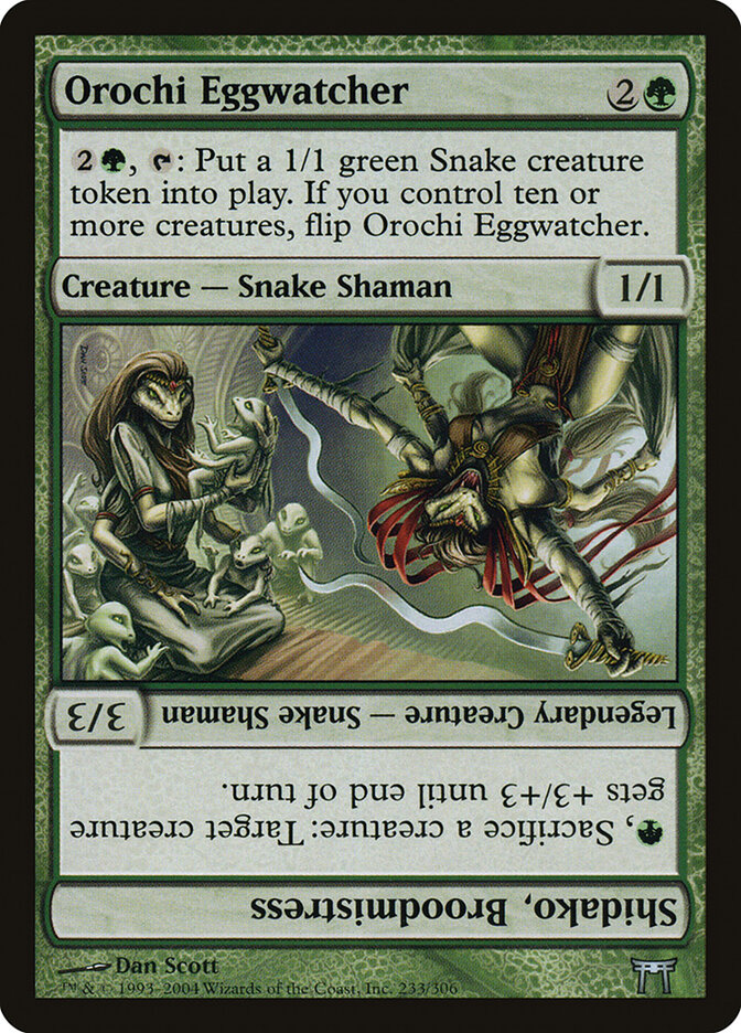 Orochi Eggwatcher // Shidako, Broodmistress, Champions of Kamigawa · 233/306