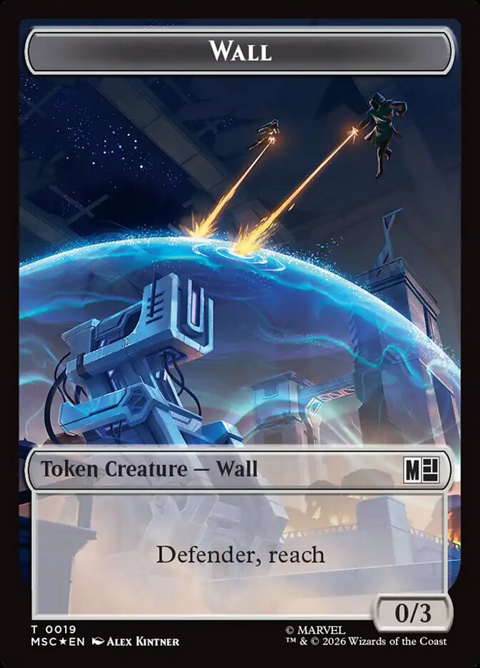 Wall, Marvel Super Heroes Commander Tokens · 0019