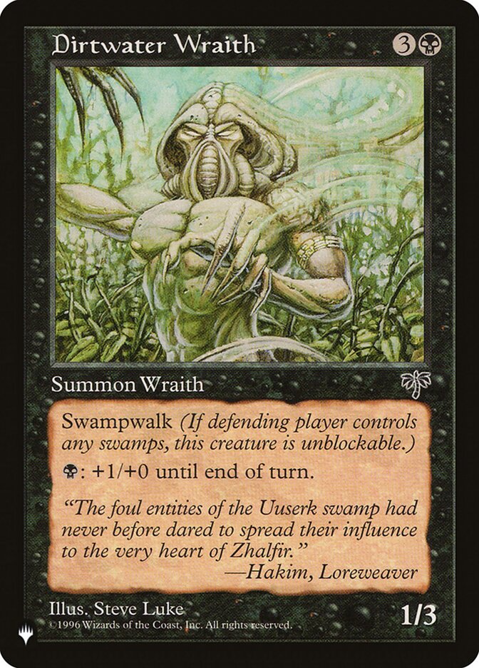 Dirtwater Wraith, The List · mir-117