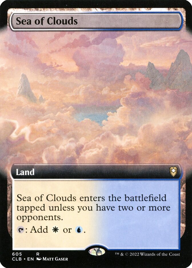 Sea of Clouds, Commander Legends: Battle for Baldur's Gate · 605