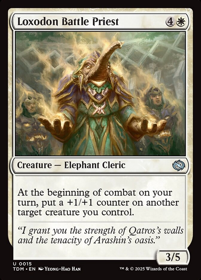 Loxodon Battle Priest, Tarkir: Dragonstorm · 0015
